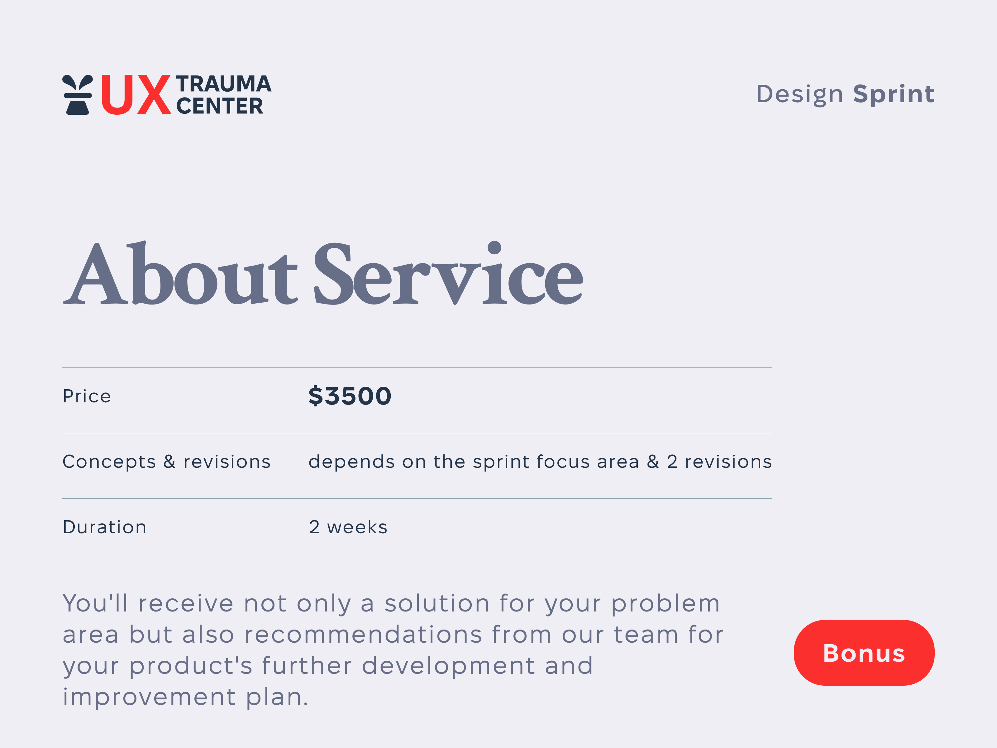 Example of Design Sprint