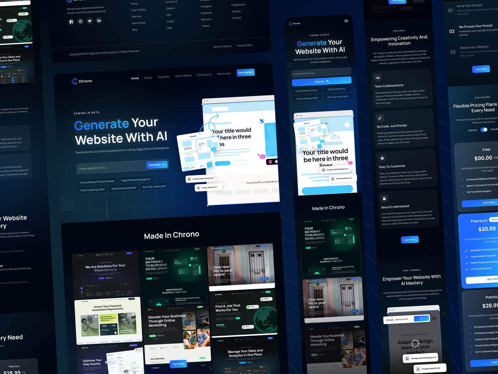 Example of Full Website Design