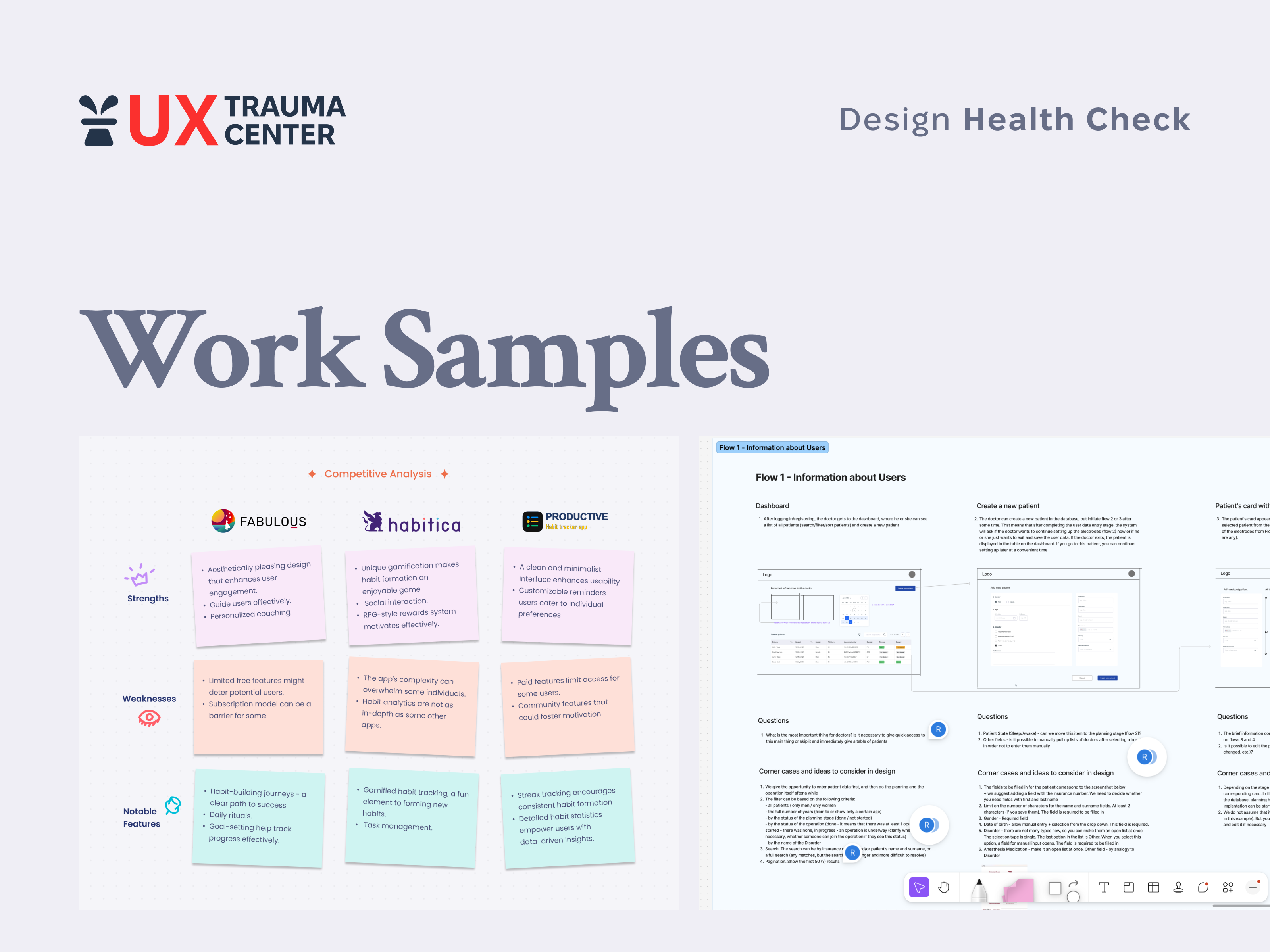 Example of Design Health Check