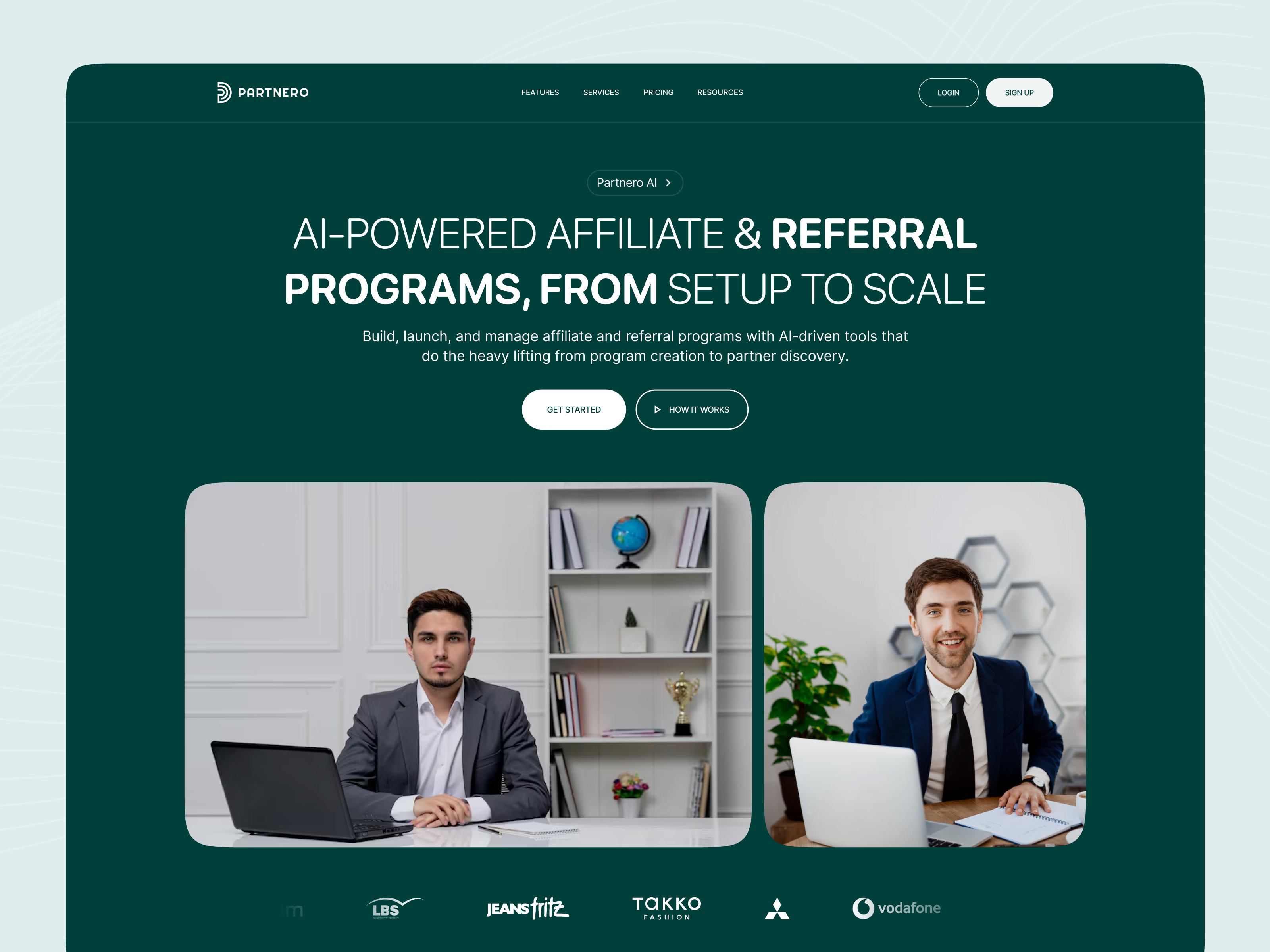 Example of Modern Saa S & Ai Web Design