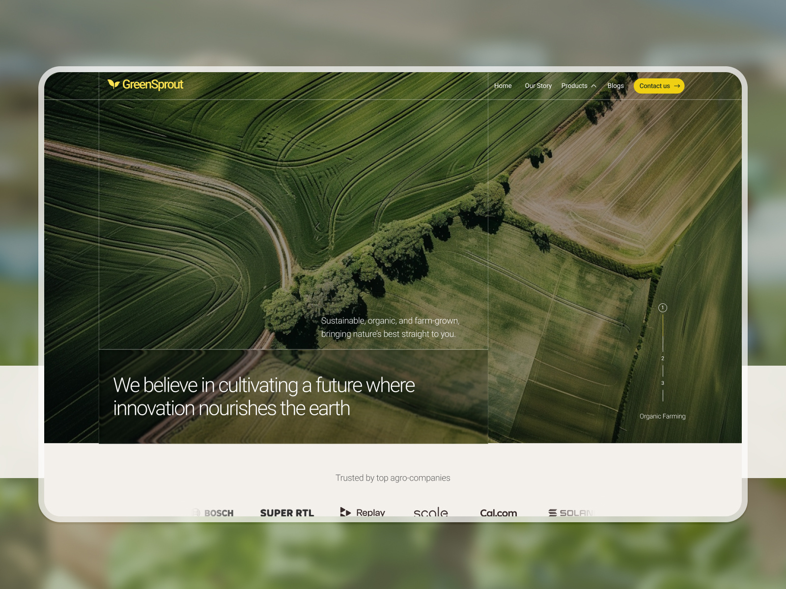 GreenSprout — Agriculture & Organic Farm WordPress Theme agency theme branding design drag and drop multipurpose theme responsive design wordpress wordpress theme