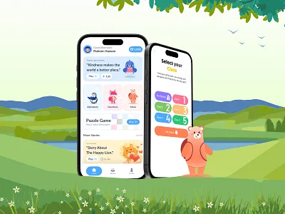 Kiddz Learn – Interactive Learning App for Children andriod children app dribble best shot educational app gamification gamified app habit tracker ios kids app kids app design kids learning app learing app minimal design netrosystems playful ui reward system trending app ui ui design uiux