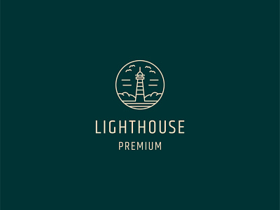 Lighthouse logo design business lighthouse logo design