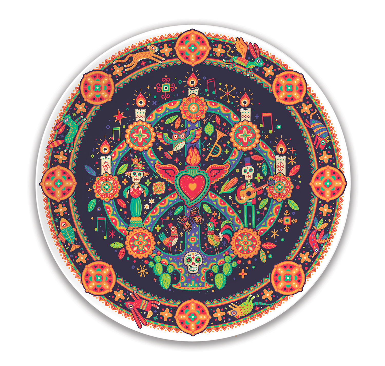 Tree of Life day of the dead dia los muertos fun graphic design illustrated illustration ofrenda steve simpson tree of life