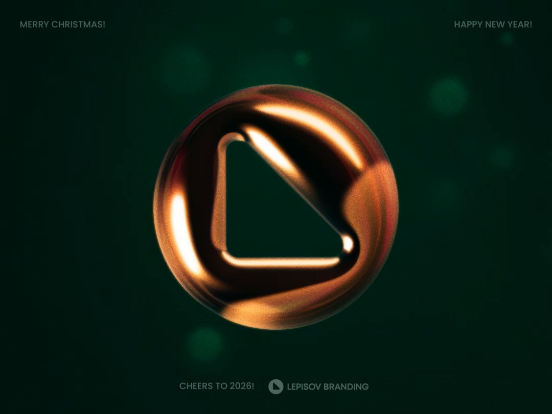 Example of Christmas Postcard From Lepisov Branding