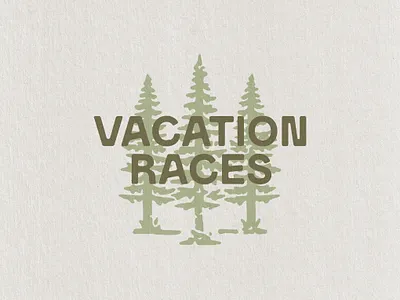 Vacation Races Brand Mark badge brand design brand identity brand mark branding branding design farm hand drawn identity design illustration logo logo design nature retro tree vintage visual identity