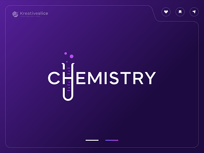 Chemistry logo design chemical logo chemistry logo combination logo creative logo dribbble logo fiverr logo kreativeslice lab logo logo minimal logo design