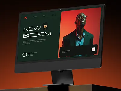 Web Design - New Boom Digital Agency ui ux web design website