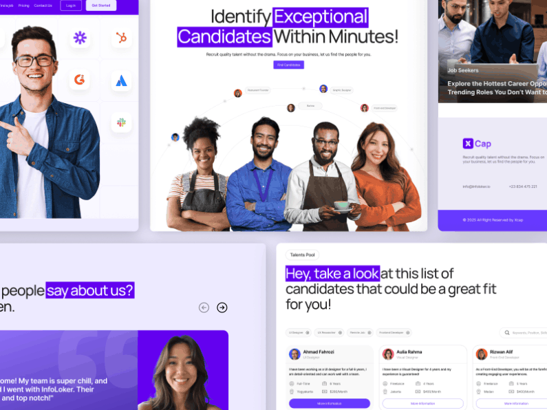 X-Cap | Scalable Job Platform,Ui/Ux Elements, Dashboard, FAQ. by Shakil ...