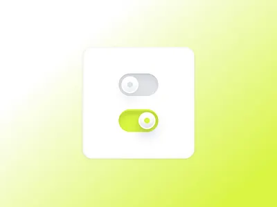 Toggle Switch | Minimal UI Component appdesign atomicdesign design designsystem digitalproduct dribbble interactiondesign microinteraction microinteractions microui minimaldesign neumorphism productdesign softui switchbutton toggle uicomponent uidesign userfeedback ux ui