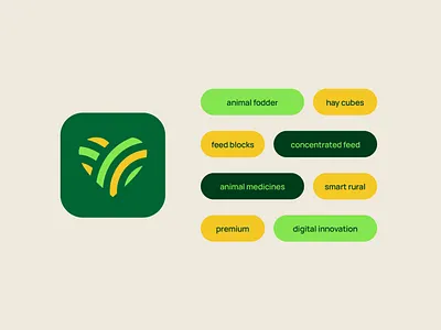 AgriTech App Logo Design #2 abstract agriculture agriculture logo agritech agritech logo app app logo brand identity logo logo design modern modern app logo