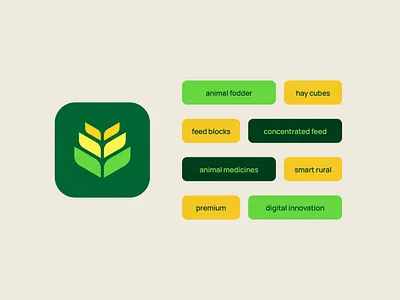 AgriTech App Logo Design #3 abstract agriculture agriculture logo agritech agritech logo app app logo logo logo design modern modern app logo