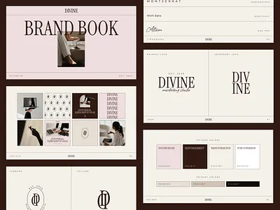 Branding, logo & web design for a new marketing studio branding feminine logo luxury marketing ui ux webdegin