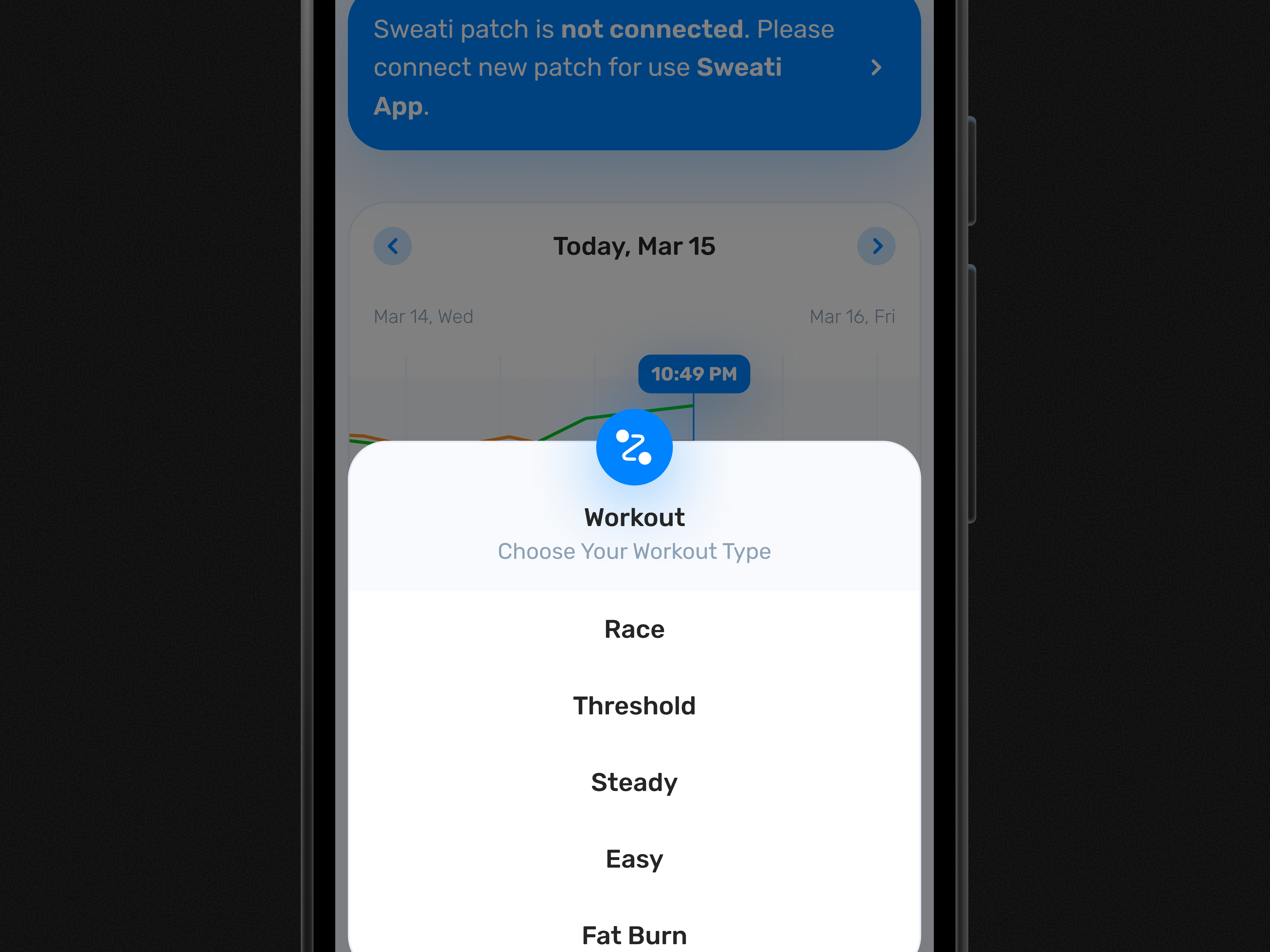 2019, Sweati app menu sport ui ux