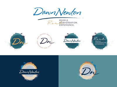 Dawn Newton | Logo / Brand + Website Design brand branding custom design identity illustration logo