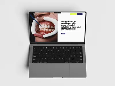Dentra — Dental Services & Treatments Page clean ui clinical design dental website editorial healthcare website landing page medical ui modern website patient experience service page ui design ux design website design