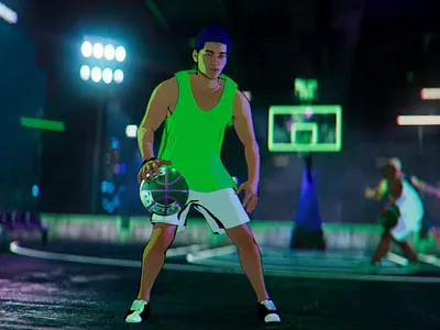 Media Basket — 3D arena intro video [2024] 3d animation motion graphics