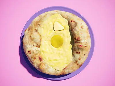 Acharuli Khachapuri Stop Motion Animation - Jozy's Bakery 3d acharuli animation bakery blender food georgian graphic design khachapuri motion design motion graphics