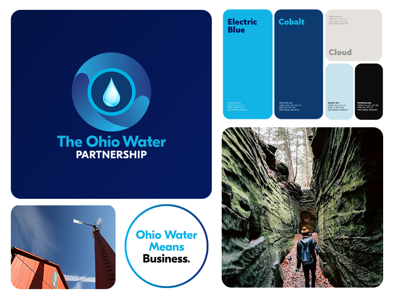 The Ohio Water Partnership — Branding brandguide branding logo nonprofit