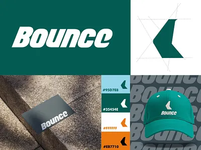 Bounce Logo Design branding design graphic design illustration logo ui