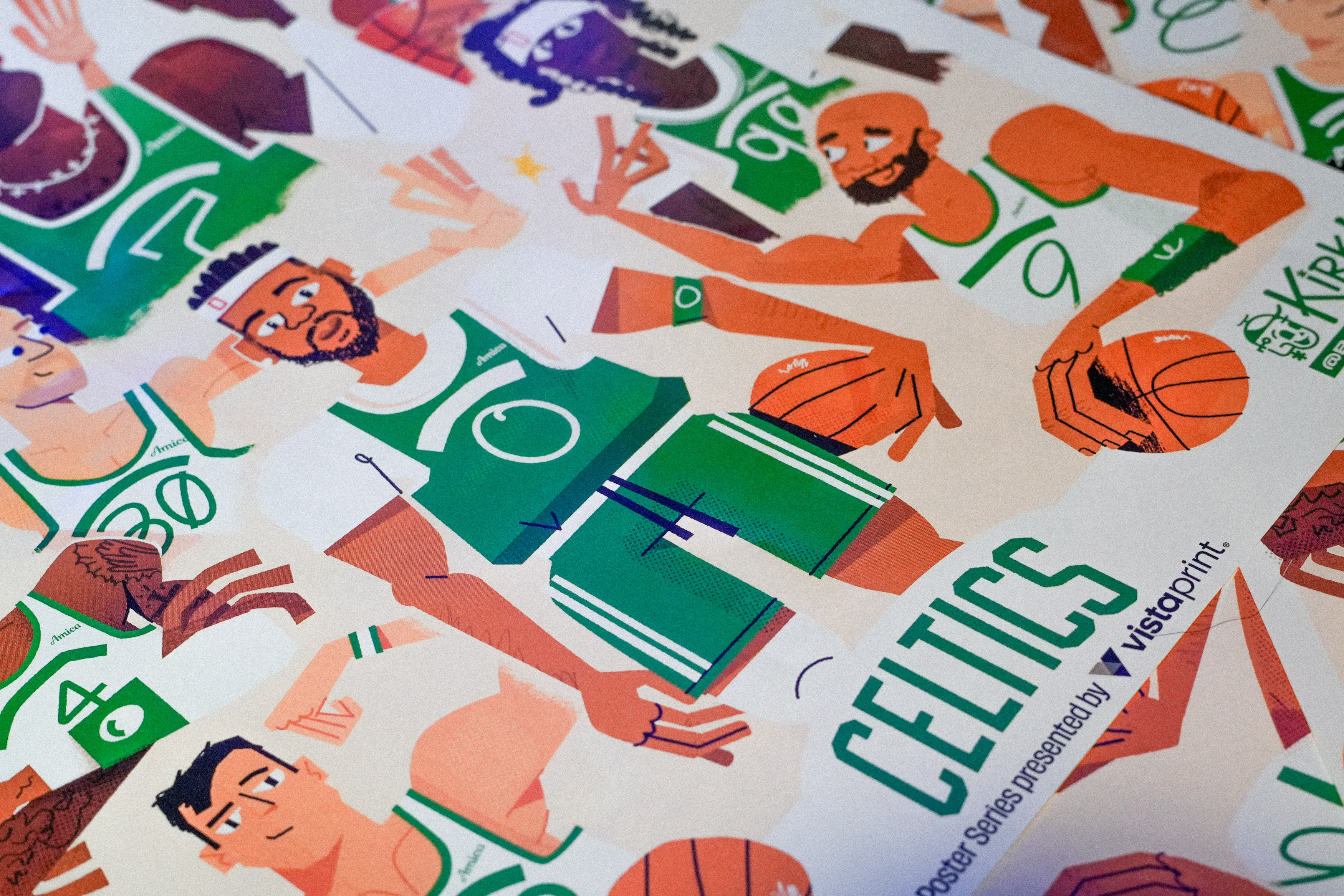 Example of Celtics Artist Residency