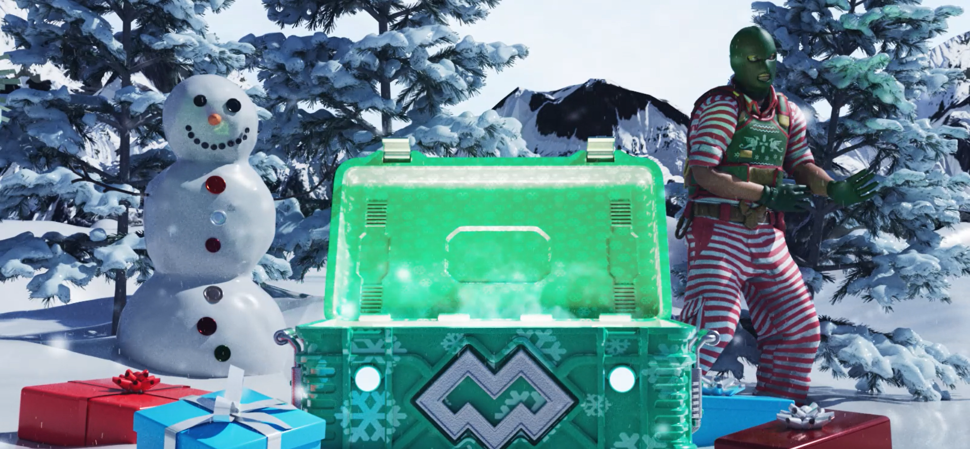 3D Promo video OpenCase (New Year 2026) CS2 3d 3d cases animation casino cs2 design gambling game illustration juicyart new year open case