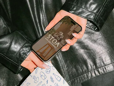 Brand Identity for Stoa Wine Bar & Market in Los Angeles brand brand identity branded branding design graphic design hand drawn illustration logo logo idea logos restaurant typography ui ux vector web design website wine