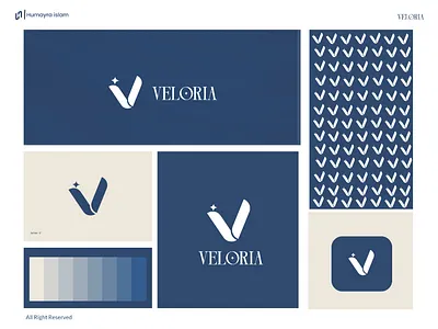 VELORIA dribbble branding