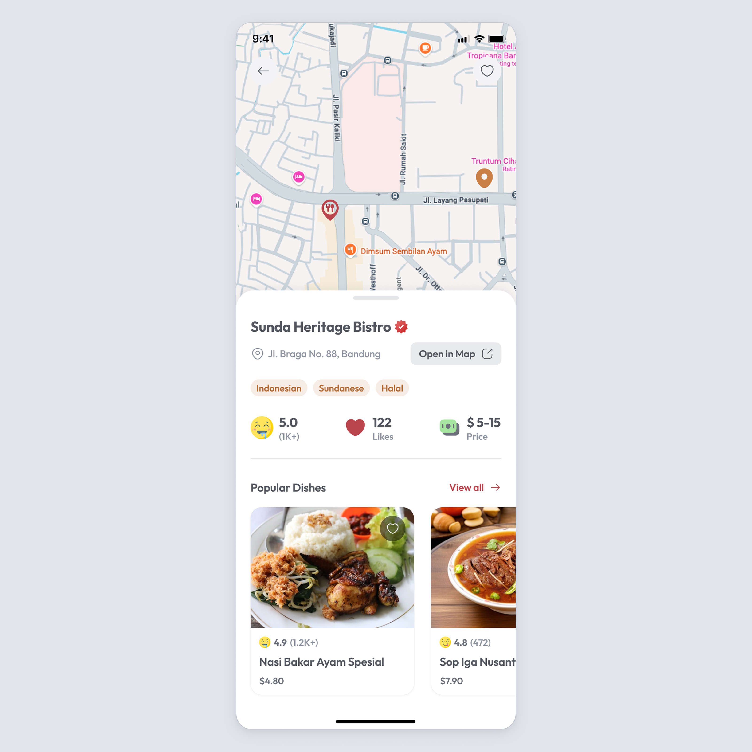 Restaurant Discovery & Map Experience UI app design app interface clean ui dribbble shot food app food discovery food review app ios app location based app map experience map ui mobile app mobile ui modern ui product design restaurant app restaurant discovery ui design ui kit ux design