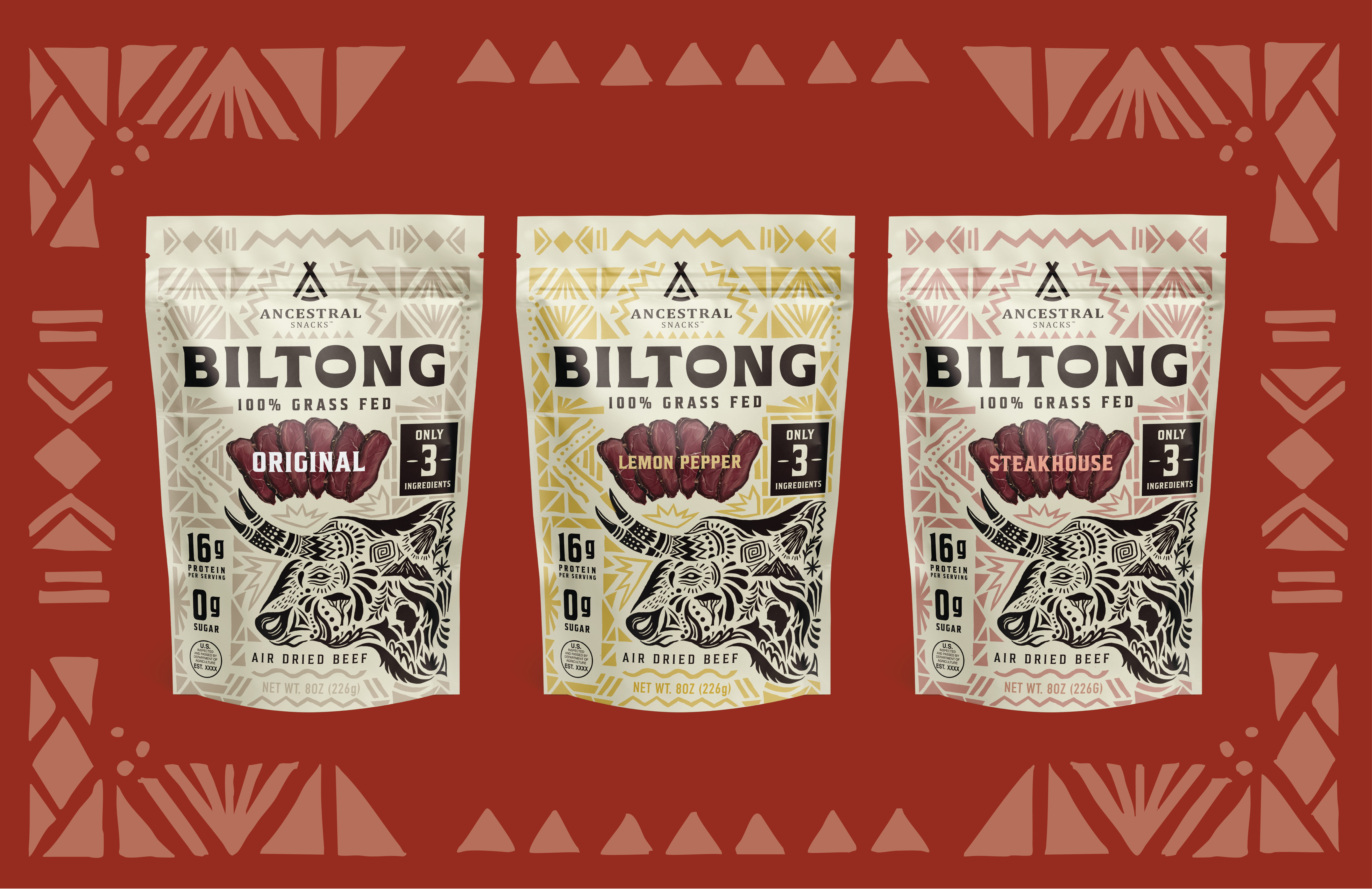 Biltong Packaging biltong graphic design illustration packaging