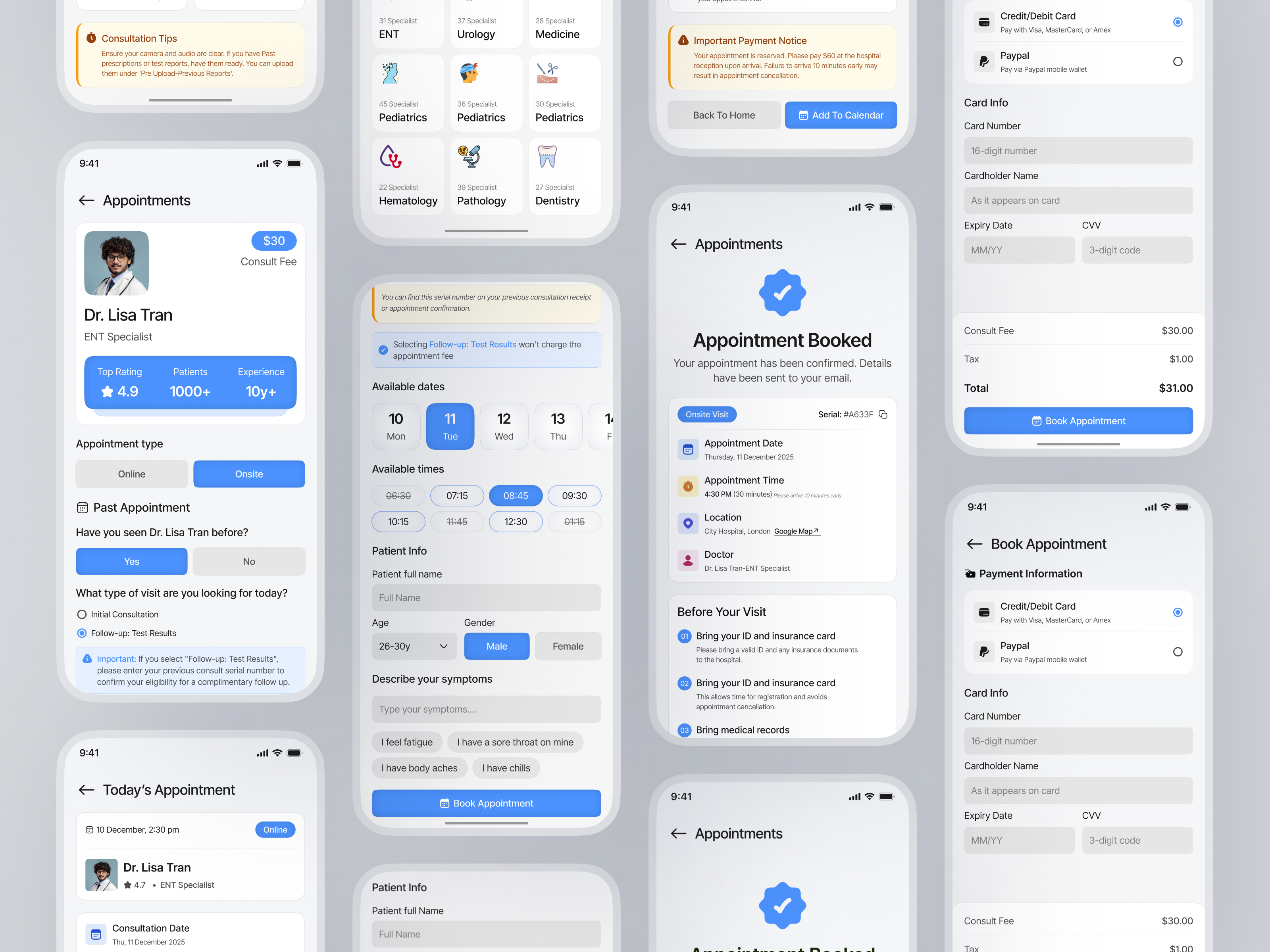 Healthcare Mobile App UIUX Design interface product service startup ui ux web
