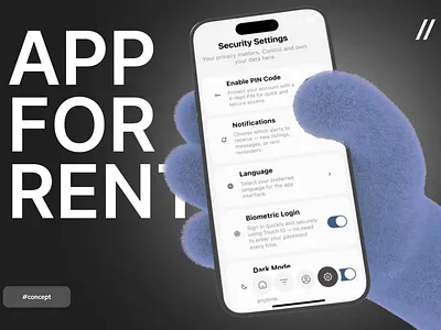 Rental Mobile iOS App Design android app app design app design concept app design template app interface dashboard dashboard design design ios mobile mobile app mobile ui modern design online product design rental app ui ux