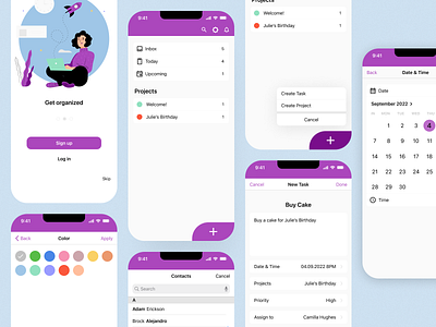 Balance Planner App app design mobile design product design ui ux