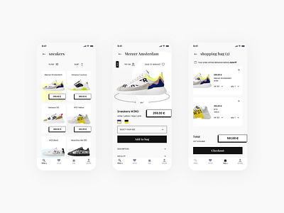 E-commerce app design e commerce ui ux