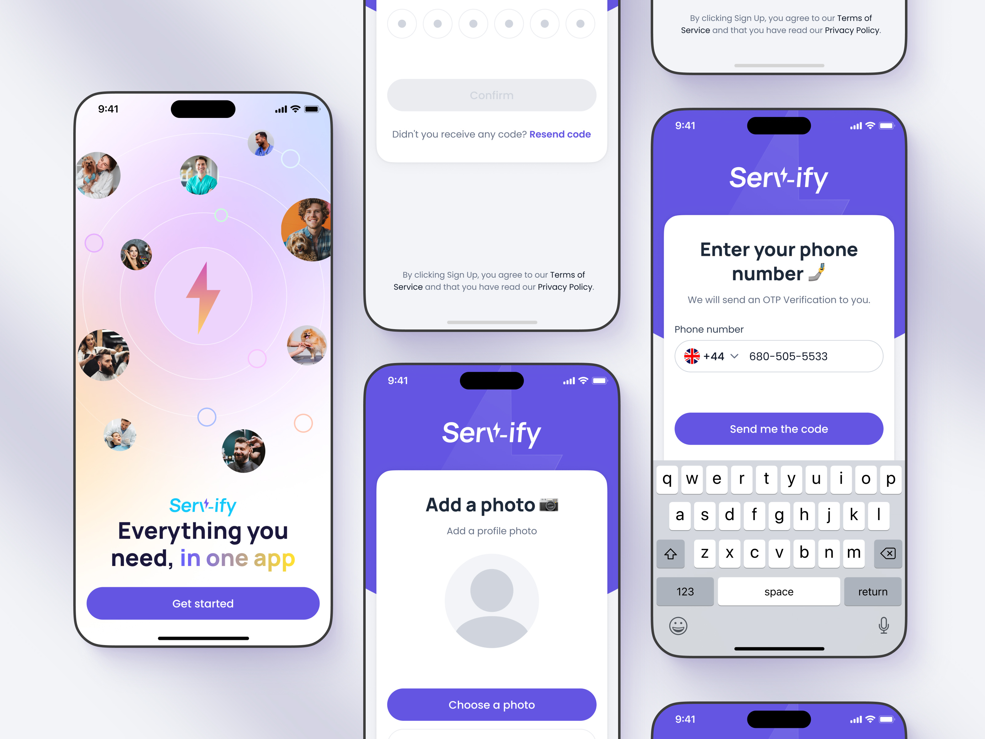 Example of Mobile App UI/UX Design Ios & Android