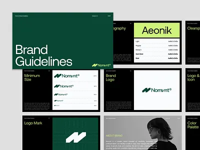 Nomvnt - Ecommerce Brand Guidelines brand brand guide brand guidelines branding clothing clothing brand e commerce fashion branding guidelines logo design streetware visual identity