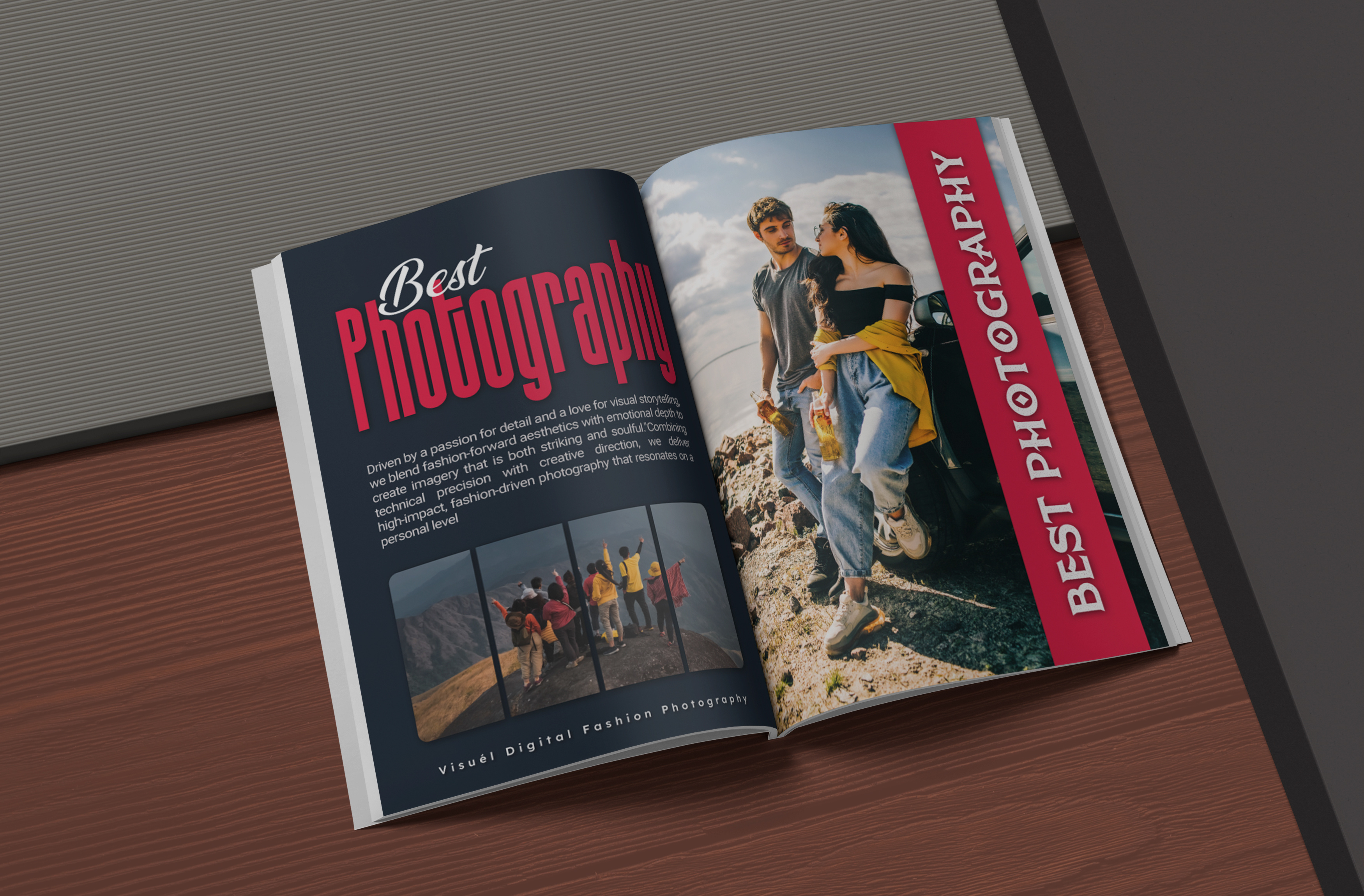 Example of Professional Magazine Design