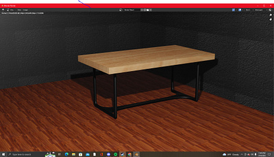 Desk 3d blender rit