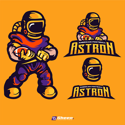 ASTRON americanfootbal app baseball branding design esport graphic design hockey illustration logo mascot sport typography vector