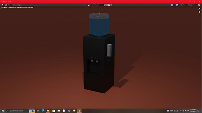 Water Dispenser 3d blender rit