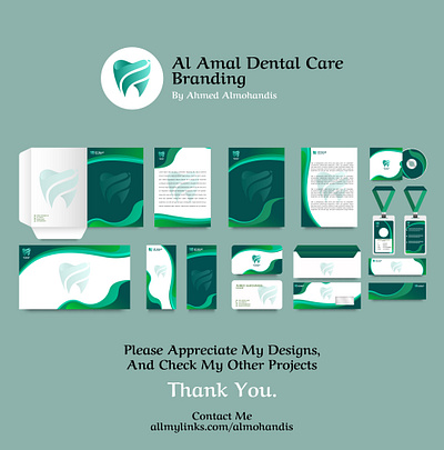 Al Amal Dental Branding Visual Identity branding design graphic design illustration logo vector