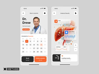 Healthcare Mobile App analysis android app booking design doctor figma health healthcare ios medical app medtech mobile app telemedicine ui ux