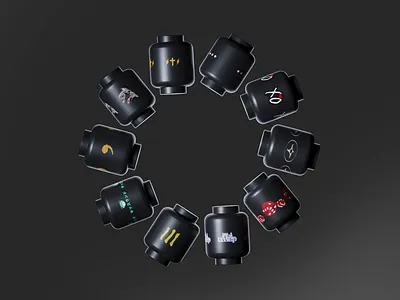 Lego Rotate Animation 3d 3dart animation art lego logo motion design motion graphics render
