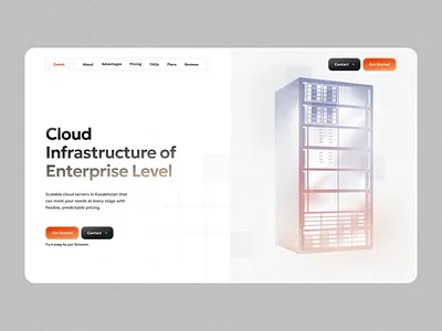 Cloud Computing Landing Page big data cloud computing cloud platform cloud services cloud storage cloud tools computing computing platform cybersecurity decentralization defi devops hosting landing page saas server service startup vps
