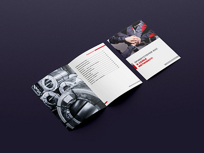 Corporate brochure in A5 format broshure buklet graphic design