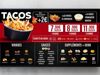 Restaurant TV Menu Design animation brand identity branding digital menu board fast food menu food menu design graphic design logo menu board design modern menu design motion graphics restaurant branding restaurant branding logo restaurant menu restaurant tv menu board design tv menu