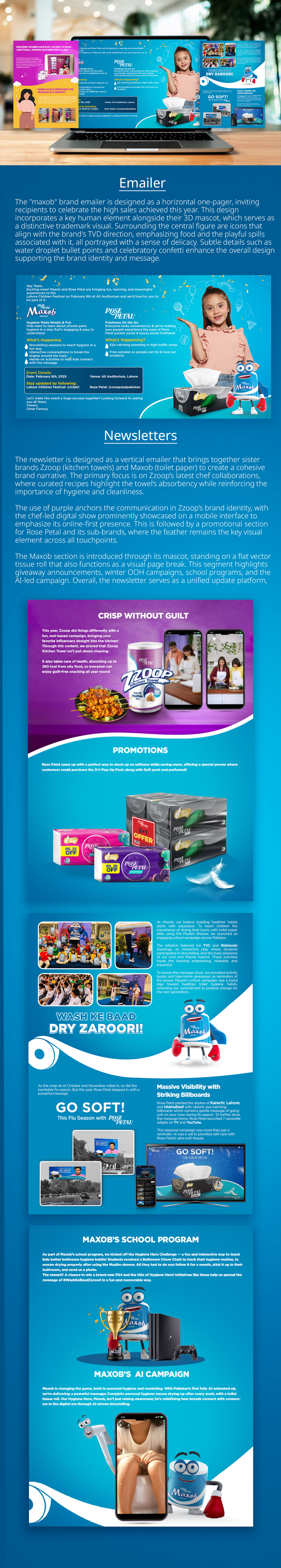 Emailer & Newsletters branding design emailer graphic design newsletter social media