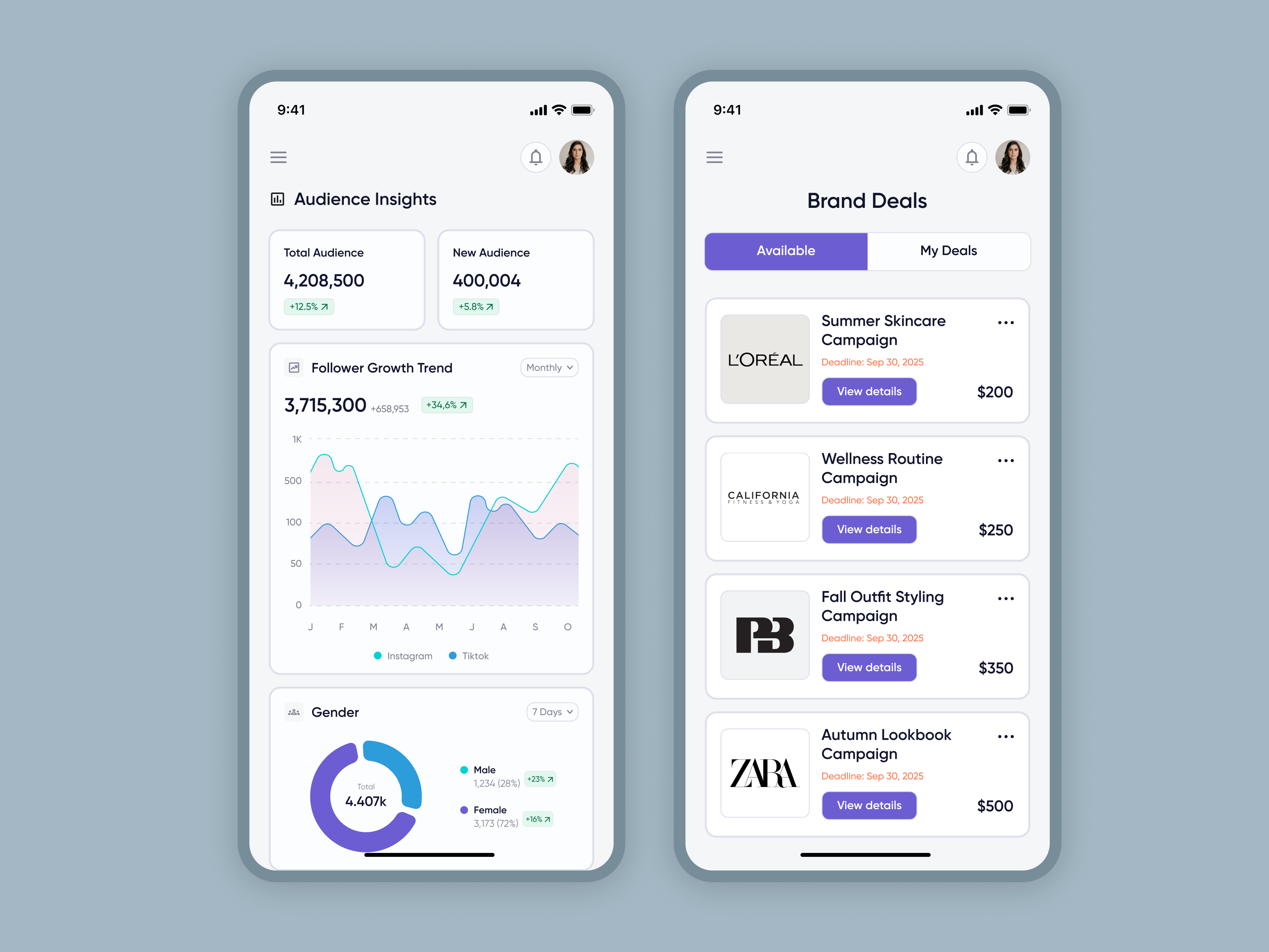 CreatorSync - Mobile responsive app app design creative creator creatorsync graphic design mobile mobile responsive ui uiux