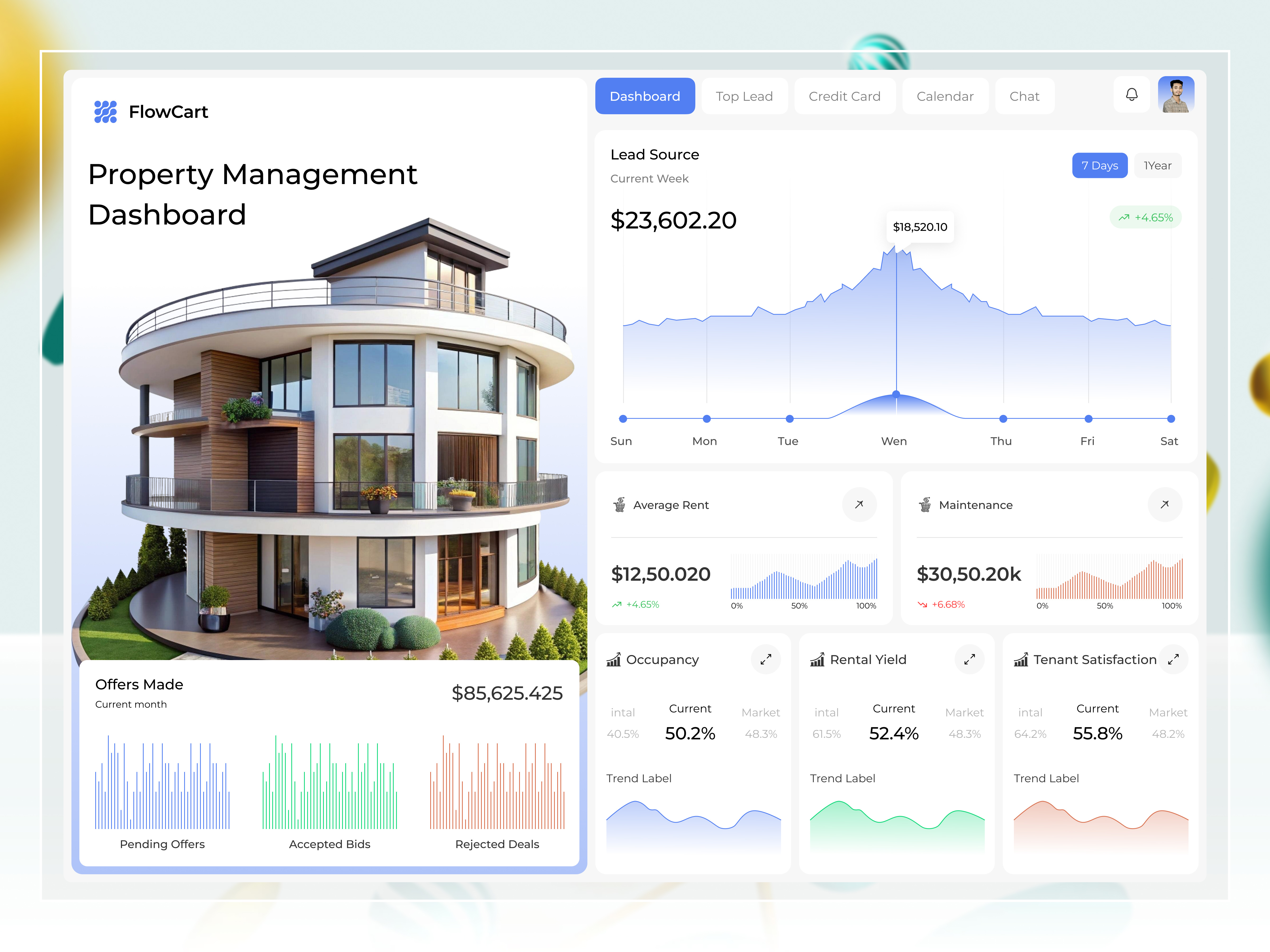 Property Management Dashboard UI/UX Design By ExpertSquad dashboard property landlord dashboard management dashboard property admin property dashboard property management property management app real estate dashboard rental dashboard