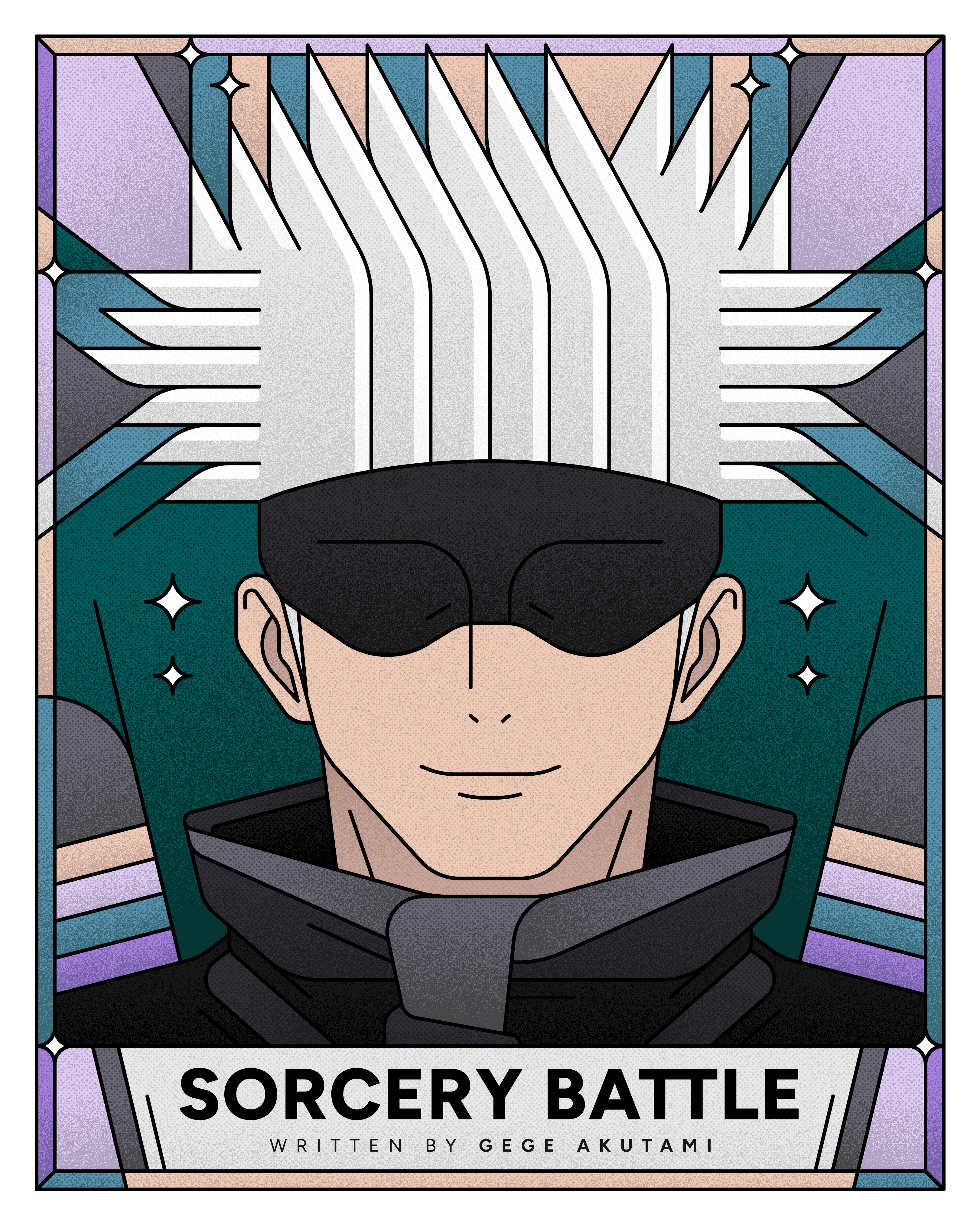 Satoru Gojo 🔥 Jujutsu Kaisen / Sorcery Battle anime anime poster design gojo illustration japan jujutsu kaisen jujutsu kaisen poster jujutsukaisenanime lineart otaku poster satoru gojo poster satorugojo sorcery battle sukuna